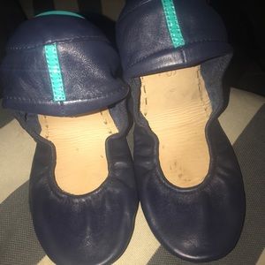 California Navy Tieks. New condition. Size 9
